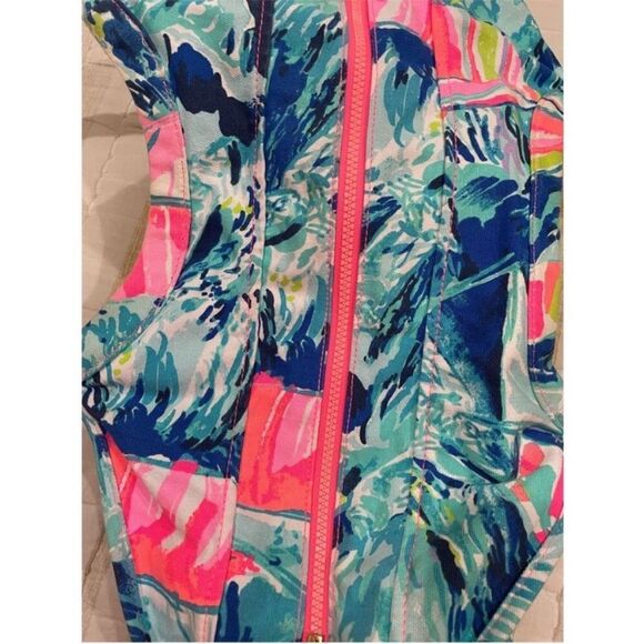 Lilly Pulitzer large bag with zipper closure Hey Bay Bay - Picture 6 of 9
